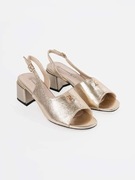 Sandałki damskie  kolor złoty rozmiar 37