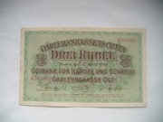 BANKNOT  3 ruble 1916 r. Poznań seria M