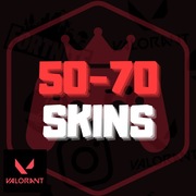 KONTO VALORANT | GWARANTOWANE 50-70 SKINÓW | PEŁNY DOSTĘP
