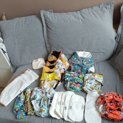 Zestaw pieluch wielorazowych kokosi anavy einfant ecodidi