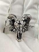 Sygnet pierścionek punk rock gothic swagg drill Regulowany