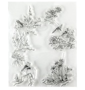 Zestaw stempli Kwiaty.