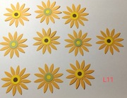 SCRAPKI KRAKÓW duże kwiaty 10 szt. (L11)