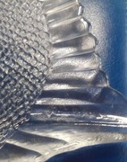 Talerz półmisek szklany ryba - duży