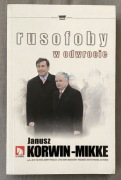 Janusz Korwin Mikke autograf podpis książka Rusofoby w odwrocie