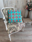 Poduszka dekoracyjna na szydełku 