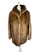 Futro naturalne z norek Saga Mink, jasny brąz, M (38)