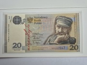 20zł 2018 100 rocznica Józef Piłsudski RP0047247 stan UNC 