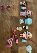 lalki L.O.L. 2 lalki + dzidziuś + piesek