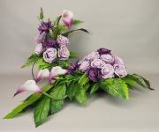 Stroik na grób, Wiązanka na cmentarz, Komplet z bukietem