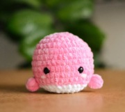 wieloryb wielorybek pluszak maskotka szydełko 