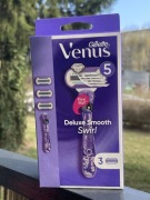 Maszynka Gillette Venus Deluxe Smooth Swirl + 3 wymienne ostrza