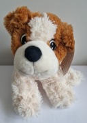 Maskotka leżący piesek, pluszak 30 cm, Pepco