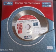 TARCZA DIAMENTOWA Z NASYPEM CIĄGŁYM 180 K2