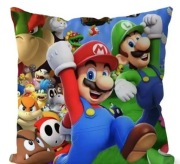 Poduszka dekoracyjna super Mario dla dzieci 45x45cm 