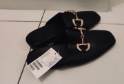 H&M skórzane mokasyny loafersy klapki 36