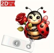 Biedronka zawieszka do identyfikatora 8