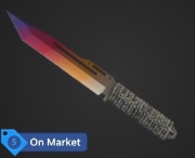 CS2 Nóż  Paracord Knife | Fade (Factory New) - Szczęśliwe 777! (Patern 777)
