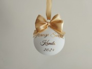 Personalizowane bombki o rozmiarze 8 cm