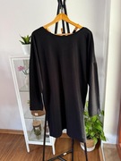 Czarna sukienka plus size 90% bawełna cotton