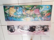 Puzzle 1000 panoramiczne 7 wzorów na ścianę  obraz