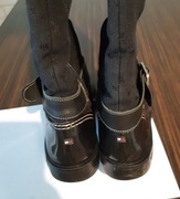 Tommy Hilfiger kalosze wysokie czarne rozmiar 37
