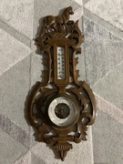 Barometr z termometrem stary antyk