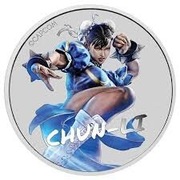 Dwie sztuki Street fighter 1oz moneta monety 