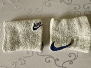 Frotki Nike Swoosh Wristbands Vintage Lata 90 Oryinalne Białe Opaski