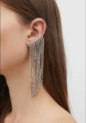 Stradivarius nausznica kaskadowa wisząca cyrkonie kryształki kolczyki