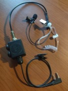 Zestaw słuchawkowy z fonowodem + podwójne PTT - Kenwood Baofeng