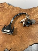 VHDCI kabel Breakout i adapter SCSI 68-pin M do 3-portu VGA kabel GPU