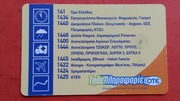 GRECJA     -  Karta telefoniczna  /  ODMIANA