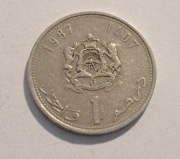 104. Moneta Maroko 1 dirham 1987 rok