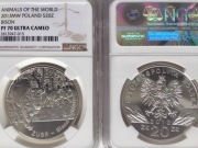 20 ZŁ ŻUBR/BIZON 2013 NGC PF70 ! MAX PIĘKNY IDEAŁ