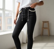 Jeansy UiUj skinny fit -5kg czarne r. 25