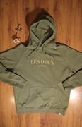 Bluza Les Deux r. M zielona bawełniana z kapturem bawełna 