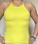 Jak nowy letni top River Island S/M neon 