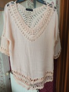 BLIND DATE  Bawelniana bluzka damska.bawelniane hahty,38