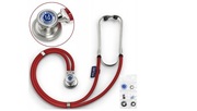 STETOSKOP RAPPAPORT 4w1 DWUKANAŁOWY SŁUCHAWKI LITTLE DOCTOR CZERWONY