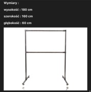 Wyposażenie sklepu. Wieszaki, przymierzalnie
