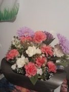 Kompozycja kwitowa że sztucznych kiatów