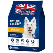 Butcher's natural healthly z kurczakiem, 3kg, sucha karma dla psa