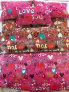 Pościel BAWEŁNA satynowa 200x220 + prześcieradło + 2x poszwa na poduszki