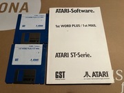 Atari ST – 1st Word Plus / 1st Mail – Oryginalny Zestaw: 2x Dysk + Instr