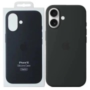 iPhone 16 Etui silikonowe czarne