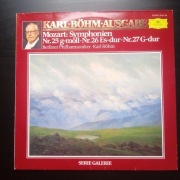 Mozart , symfonie nr 25, 26, 27, Bohm,, DG, winyl