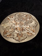 Metalowy talerz dekoracyjny