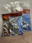 Uchwyt pojedynczy bezowy do rur PP-R 4x (uchwyt + sruba) 13-15 mm