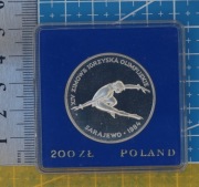 200 złotych - XIV Zimowe Igrzyska Olimpisjkie Sarajewo 1984 - 1984 rok